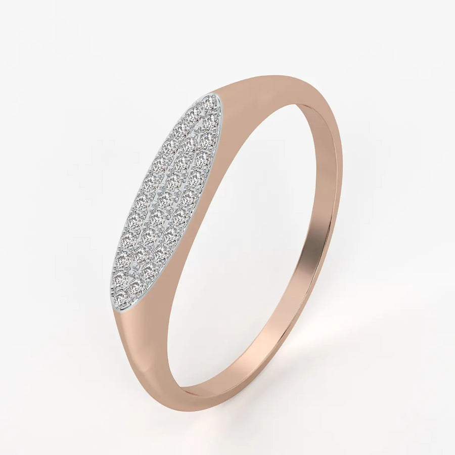 Marquise Bar Ladies Ring