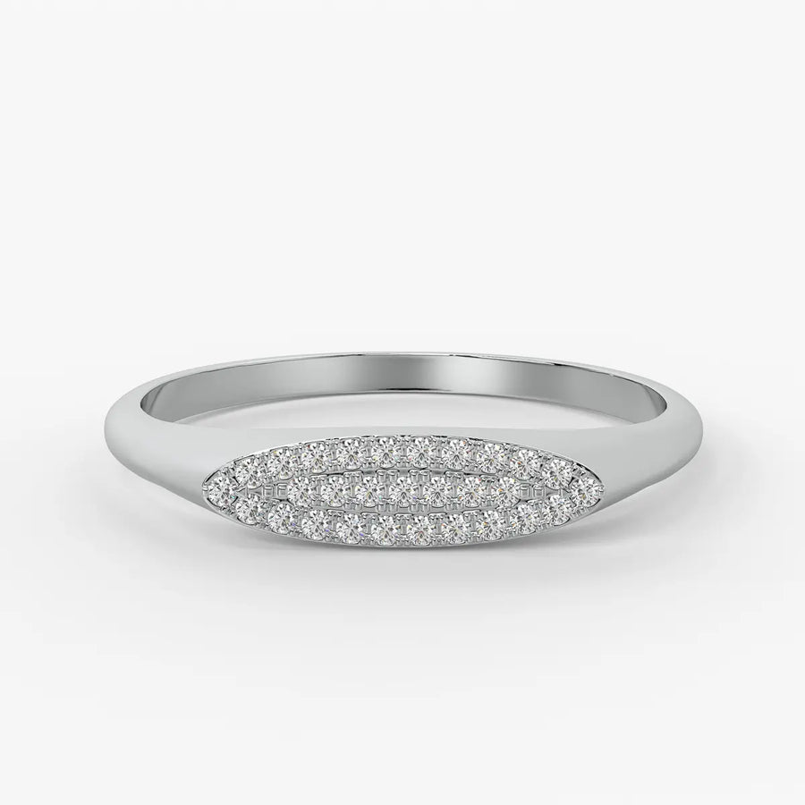 Marquise Bar Ladies Ring