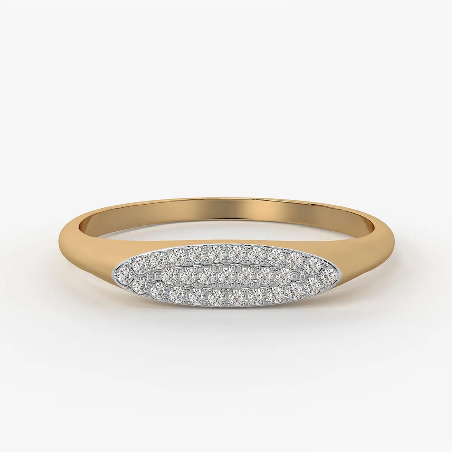 Marquise Bar Ladies Ring
