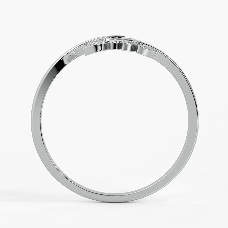 Twin Leaf Open Ladies Ring