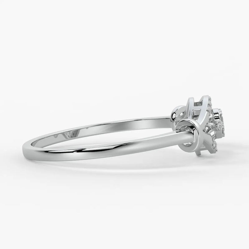 Oval Halo Classic Ladies Ring