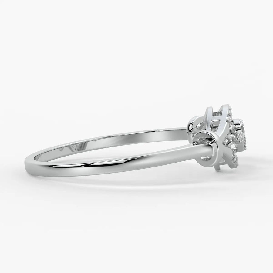 Oval Halo Classic Ladies Ring