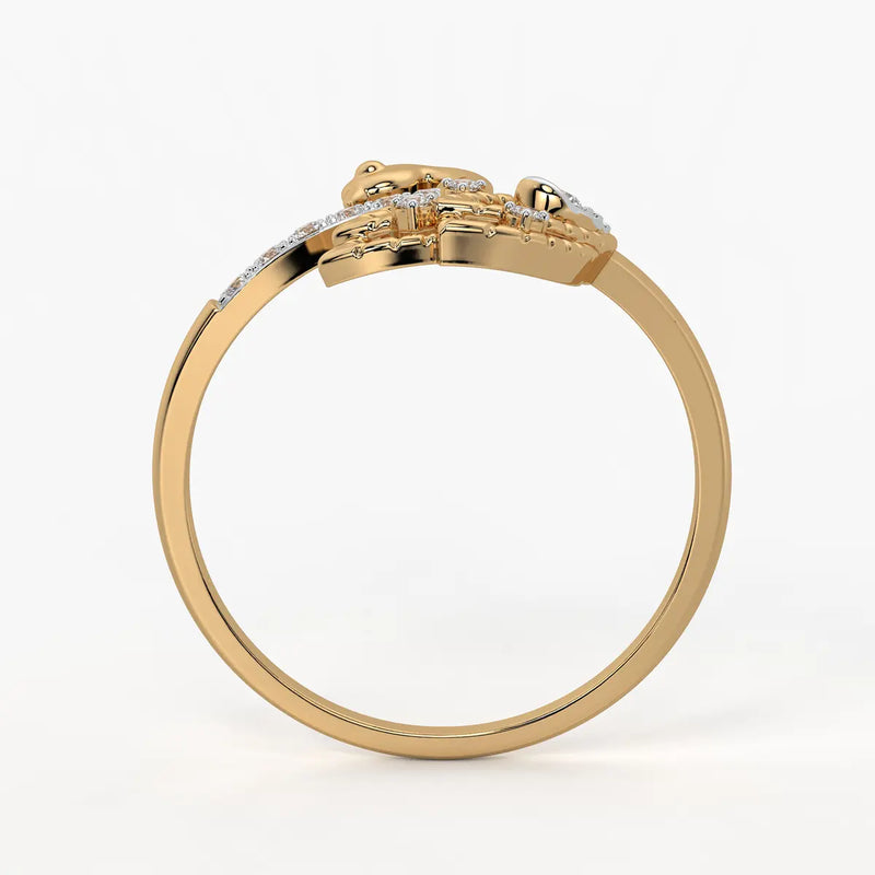 Swan Charm Ladies Ring