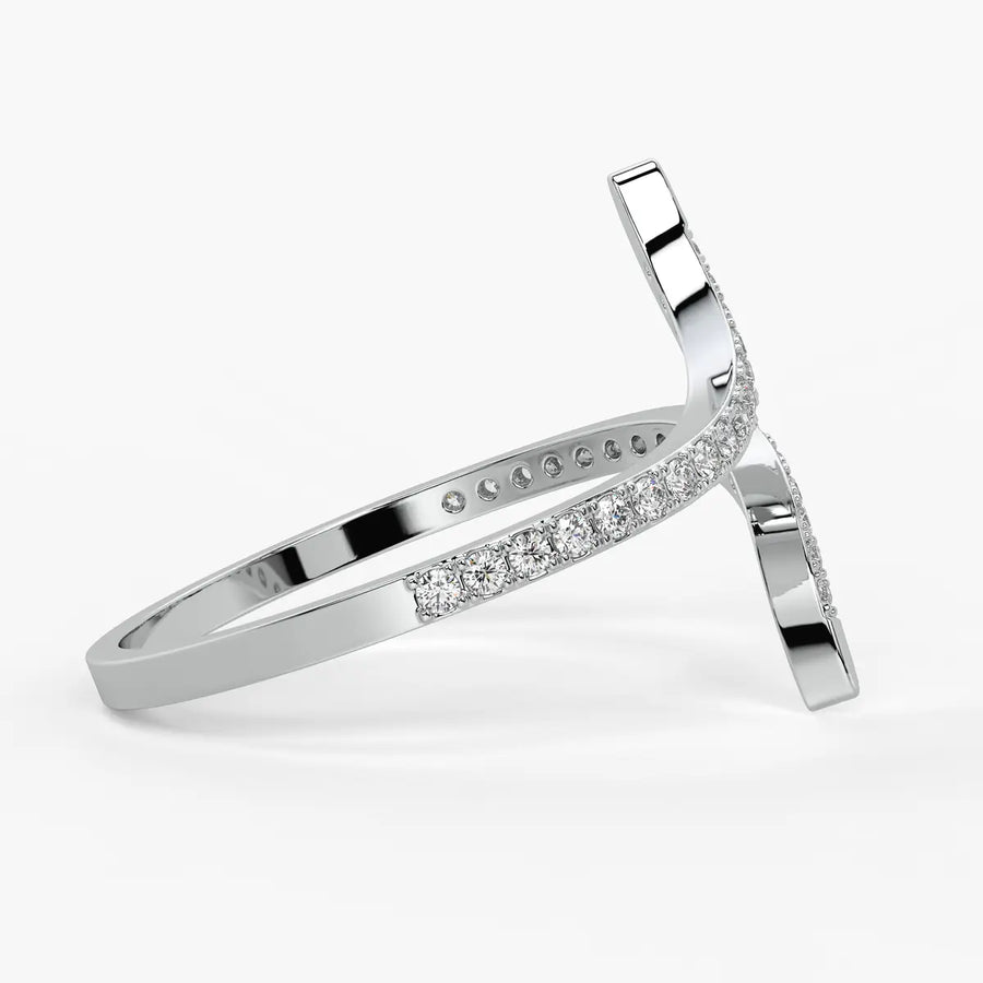 Twin Curve Ladies Ring