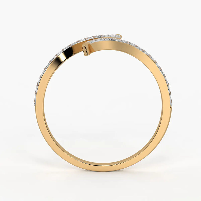 Twin Curve Ladies Ring