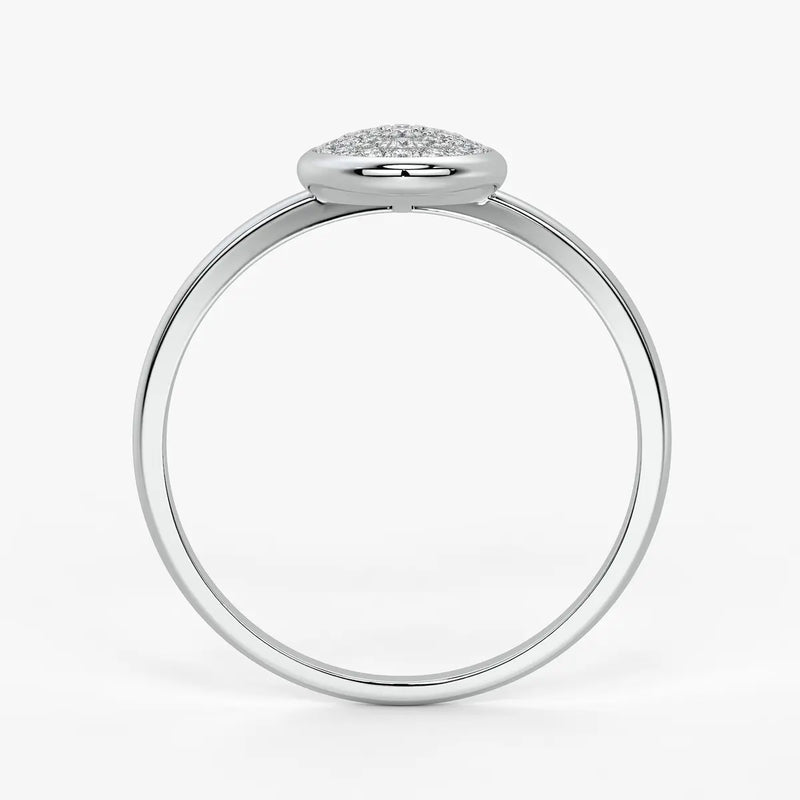 Teardrop Cluster Ladies Ring