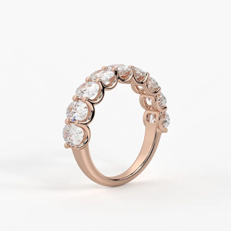 Ovelique Oval Diamond Eternity Band