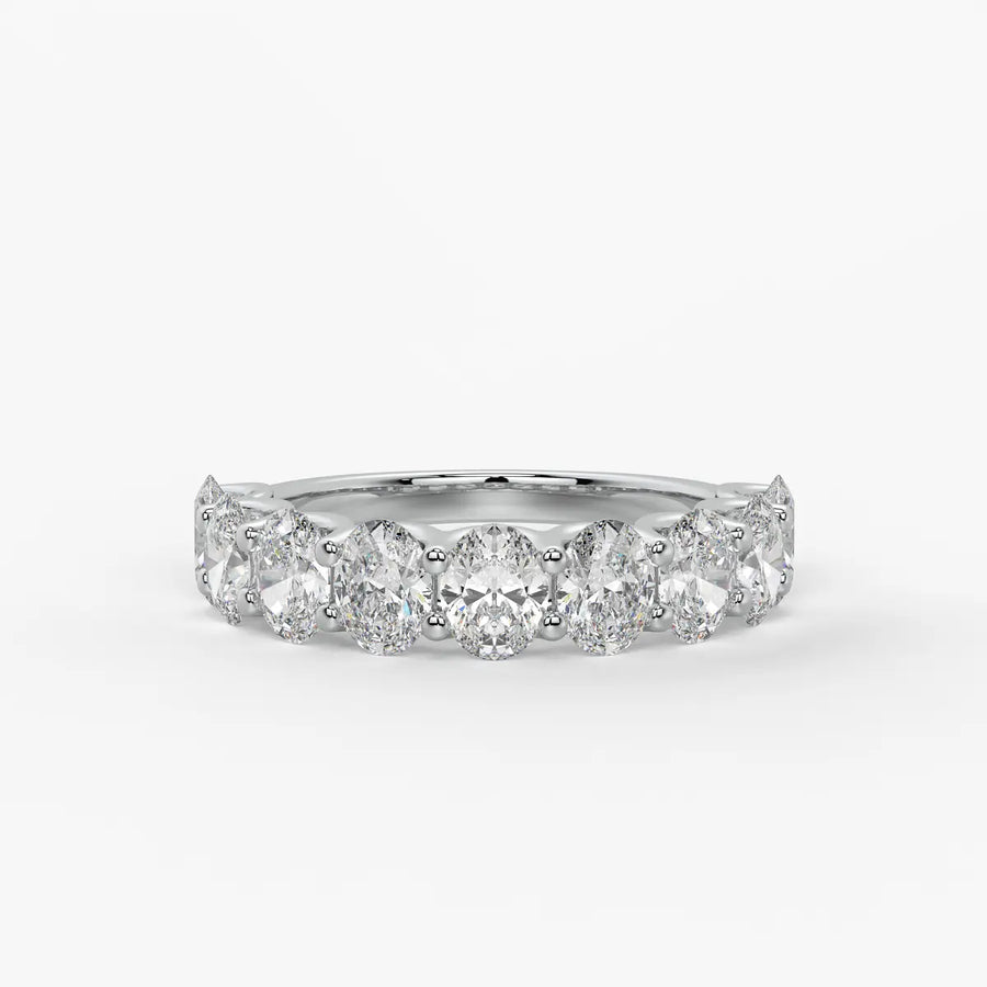 Ovelique Oval Diamond Eternity Band