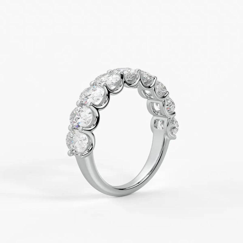 Ovelique Oval Diamond Eternity Band