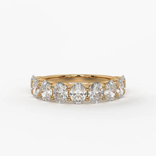 Ovelique Oval Diamond Eternity Band