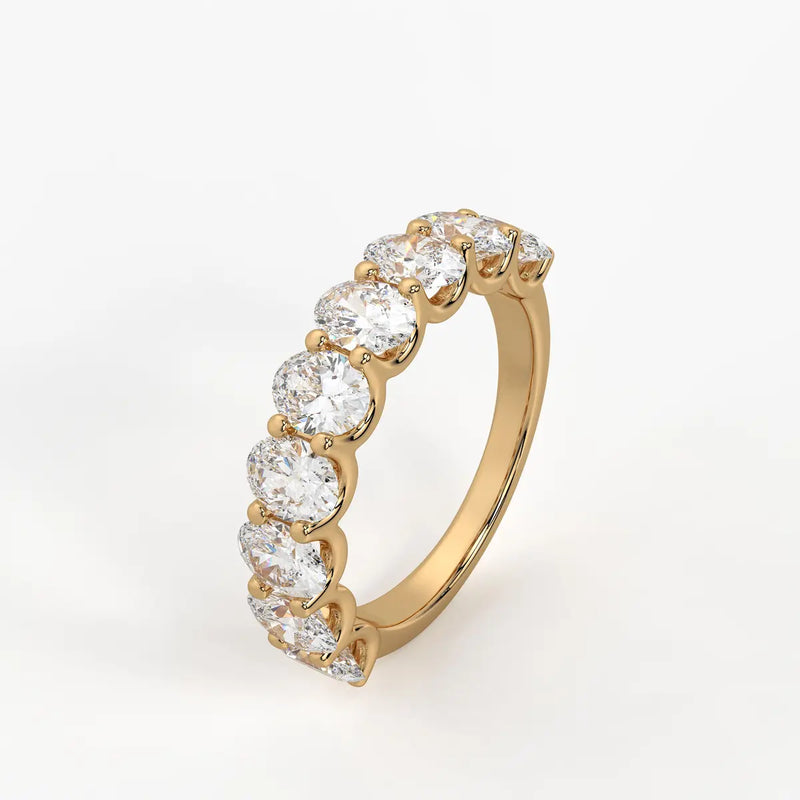 Ovelique Oval Diamond Eternity Band