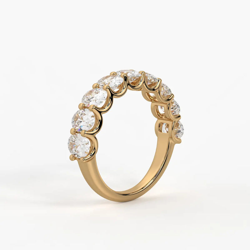 Ovelique Oval Diamond Eternity Band