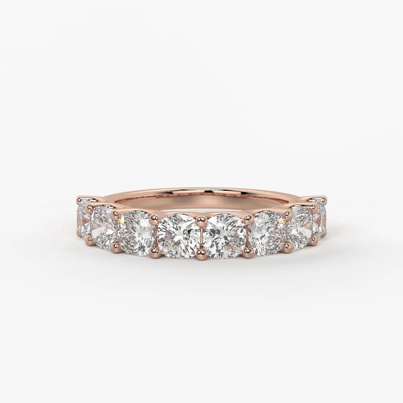 Velcera Cushion Diamond Eternity Band