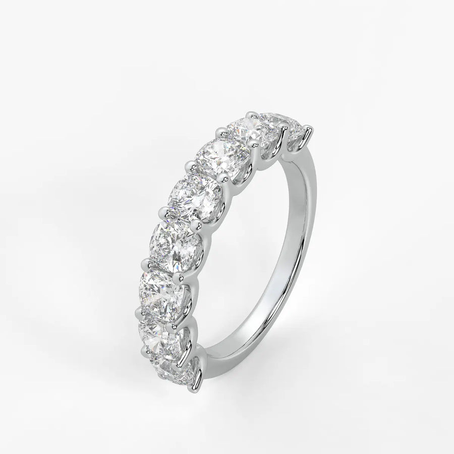 Velcera Cushion Diamond Eternity Band