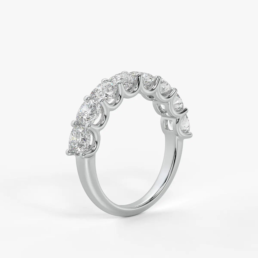 Velcera Cushion Diamond Eternity Band