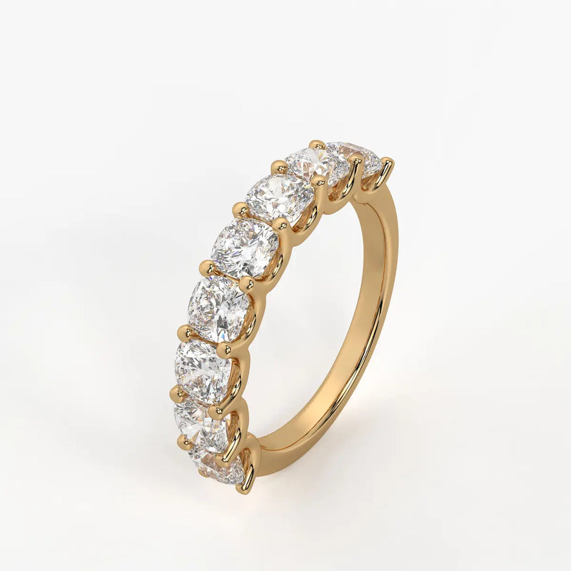 Velcera Cushion Diamond Eternity Band