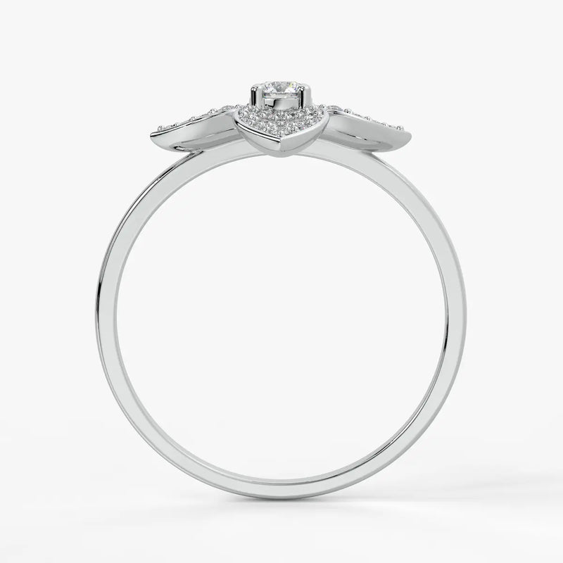 Bloom Petal Cluster Ladies Ring