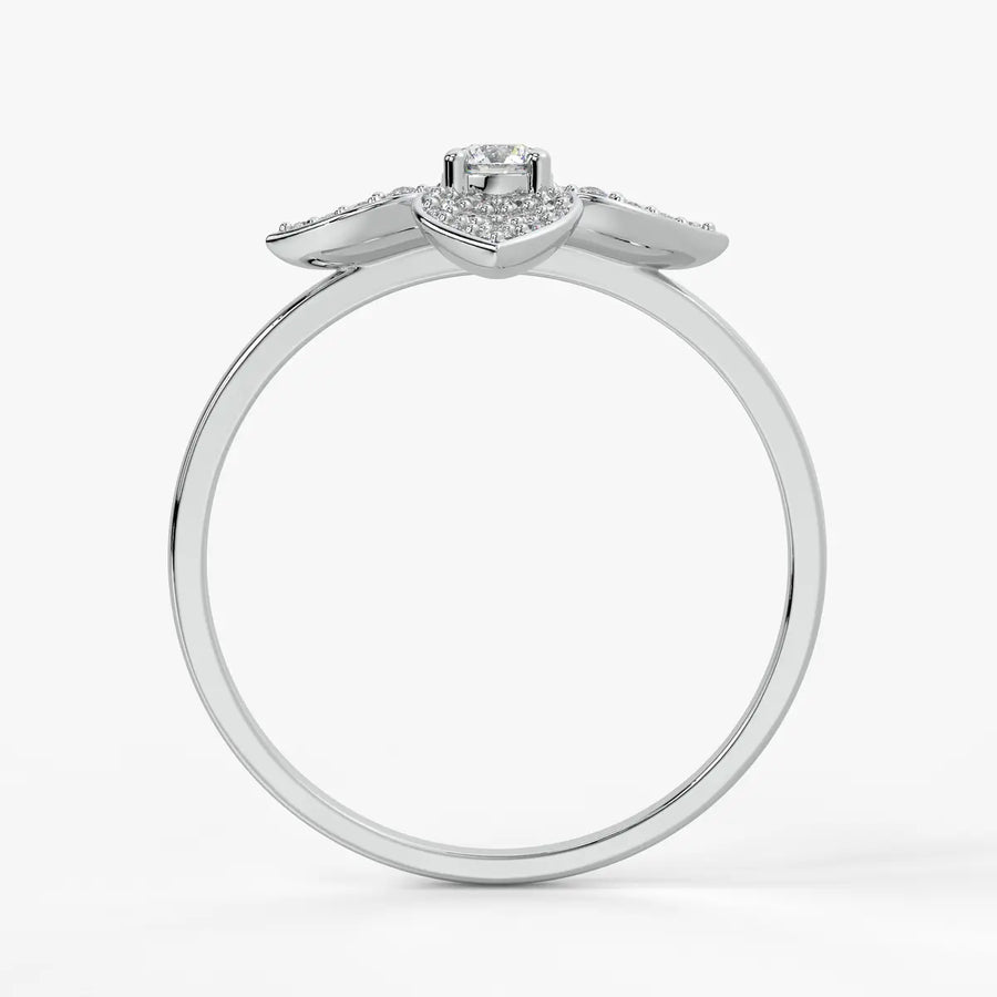 Bloom Petal Cluster Ladies Ring