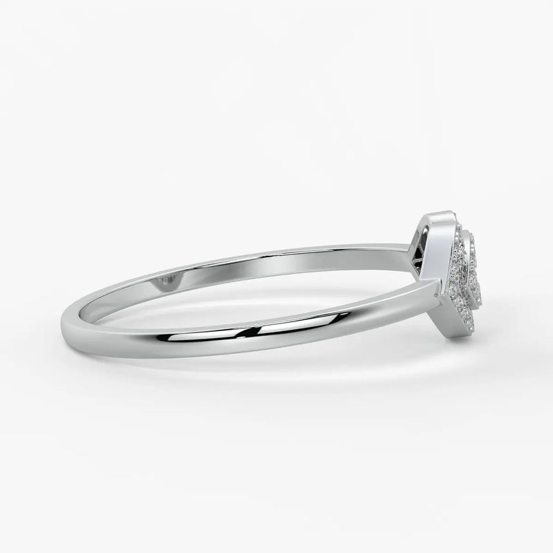 Marquise Halo Openwork Ladies Ring