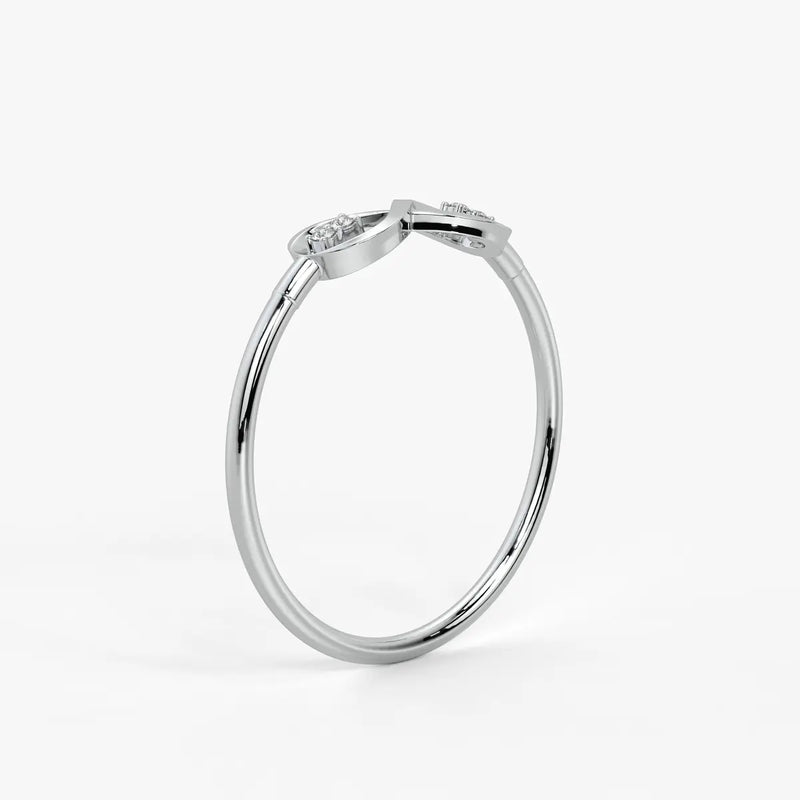 Infinity Loop Open Ladies Ring