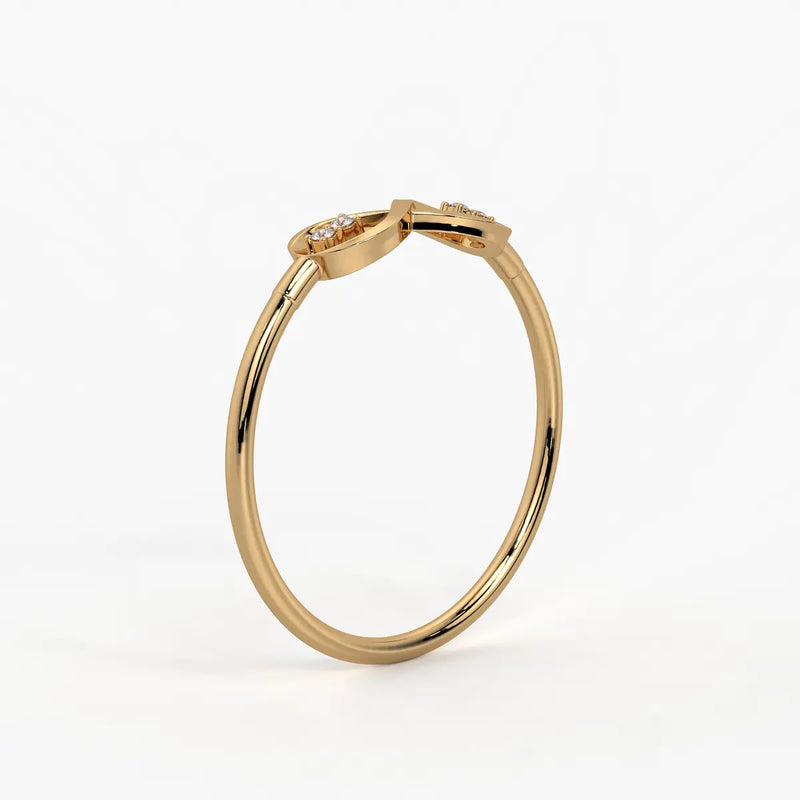 Infinity Loop Open Ladies Ring
