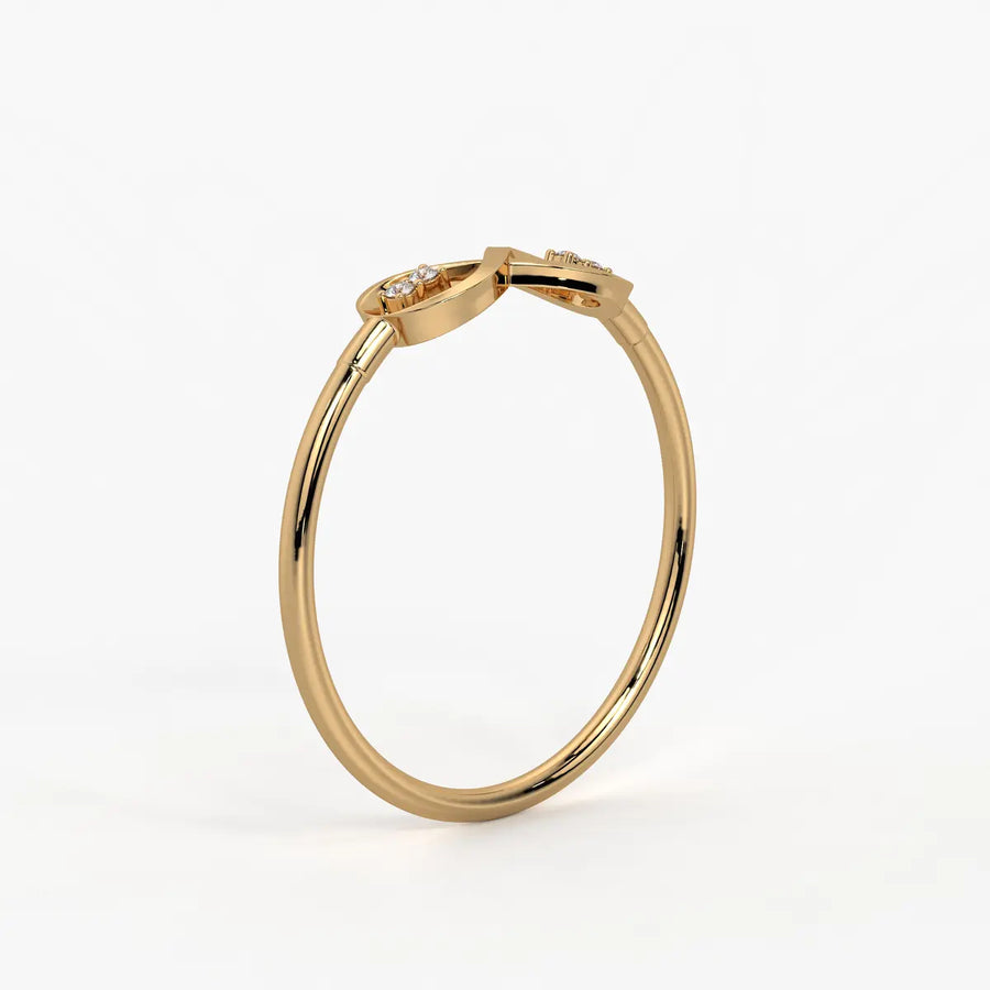 Infinity Loop Open Ladies Ring