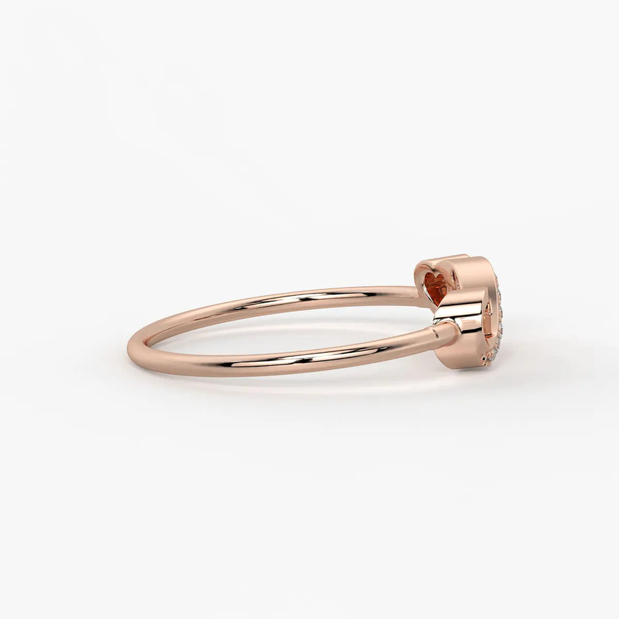 Heart Infinity Open Ladies Ring
