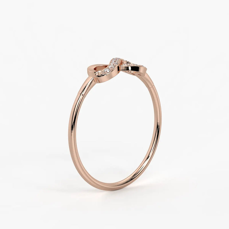 Infinity Loop Open Ladies Ring