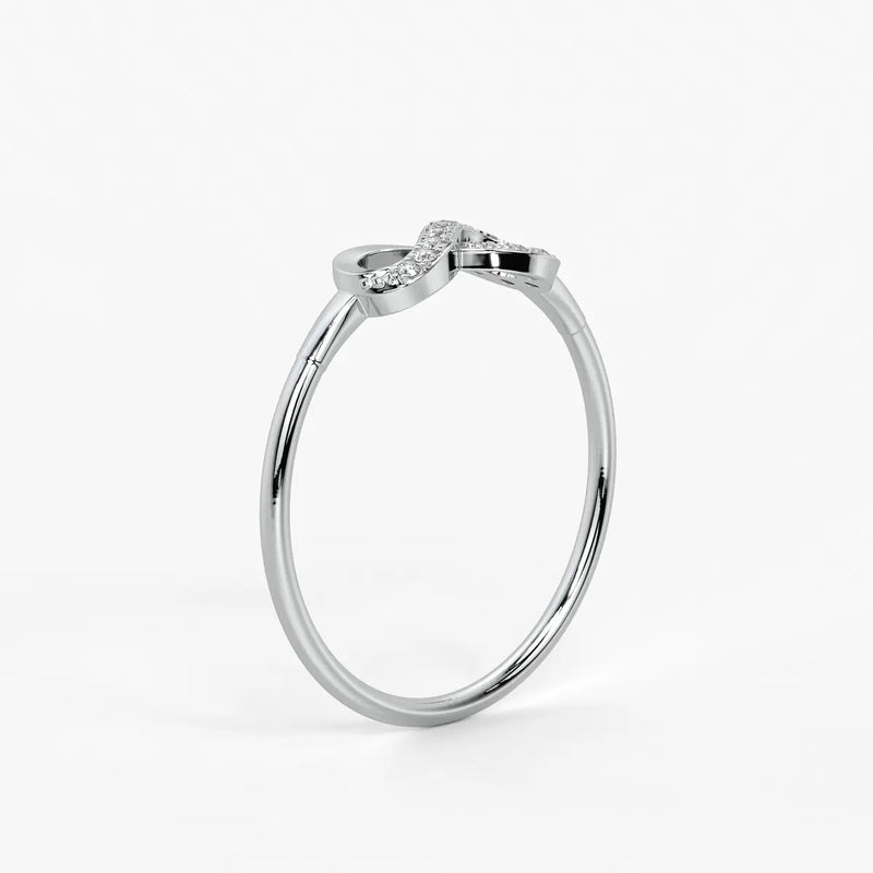 Infinity Loop Open Ladies Ring