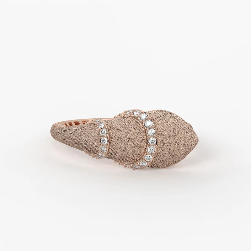 Crescent Curve Designer Ring