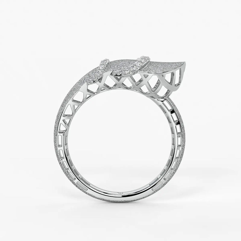 Crescent Curve Designer Ring