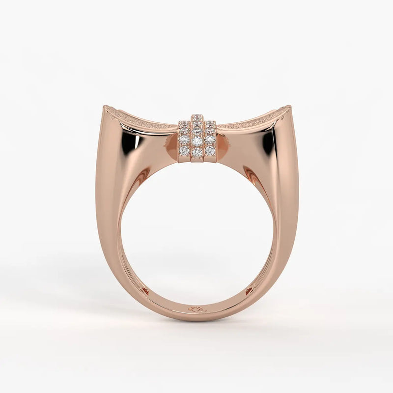 Ribbon Knot Designer Ring