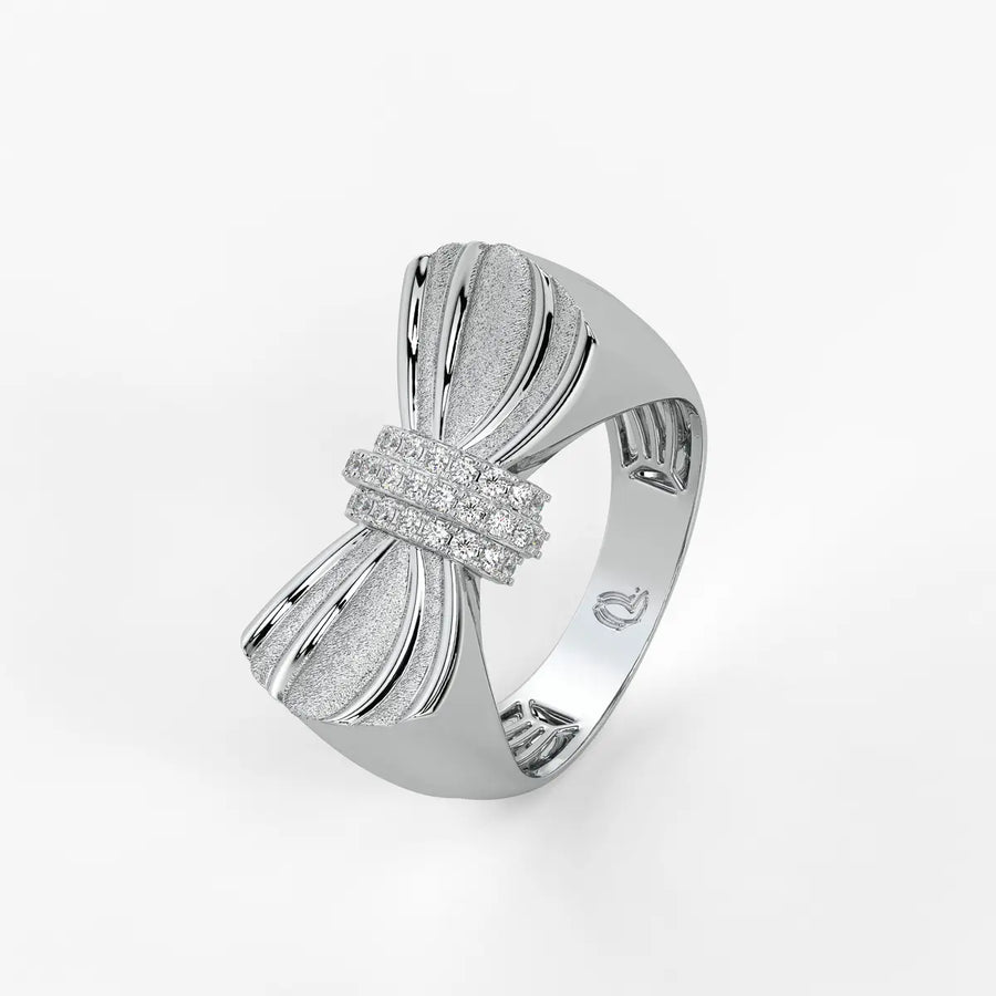 Ribbon Knot Designer Ring