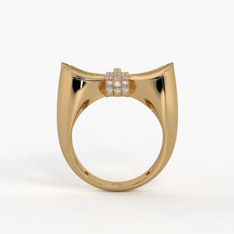Ribbon Knot Designer Ring