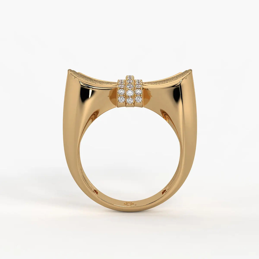 Ribbon Knot Designer Ring