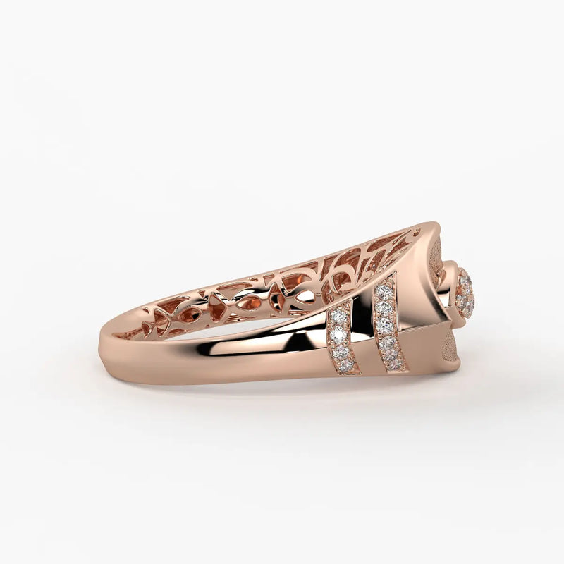 Marquise Shield Designer Ring