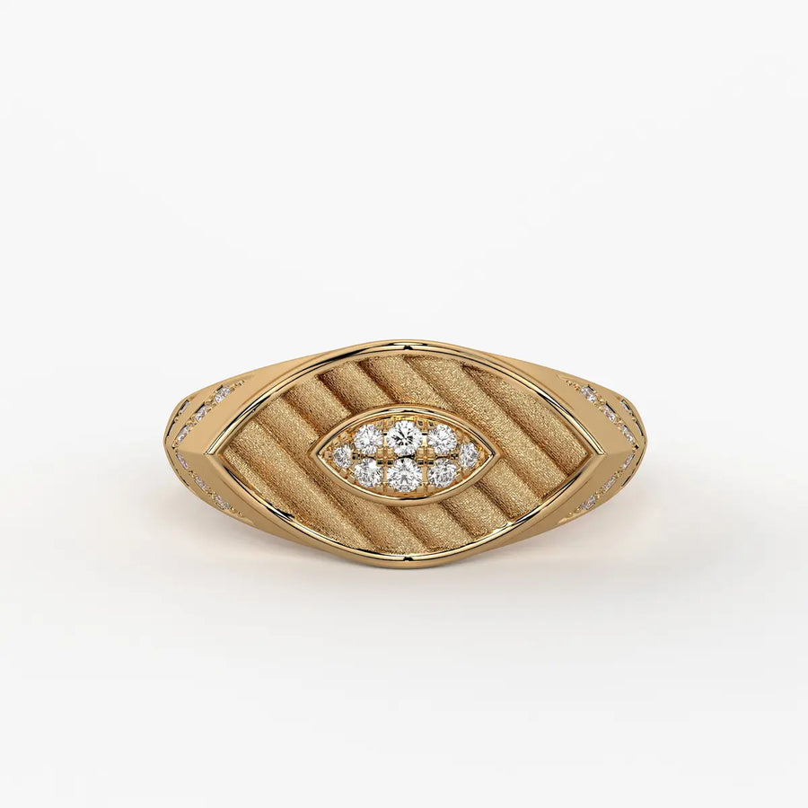 Marquise Shield Designer Ring