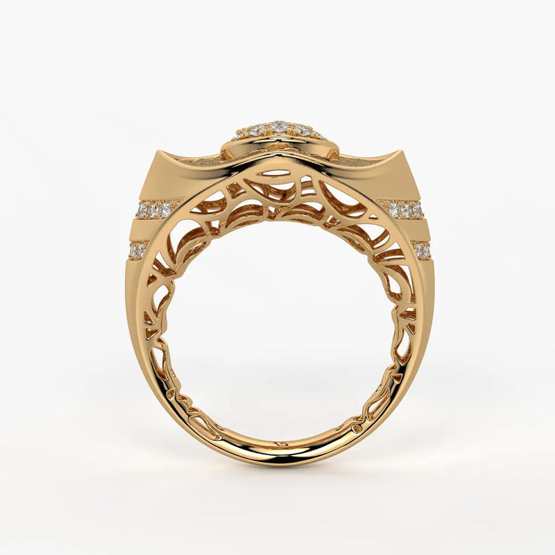 Marquise Shield Designer Ring