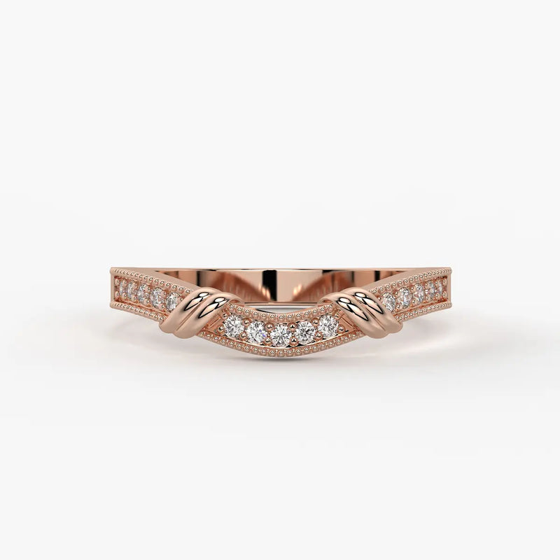 Twist Knot Accent Ladies Ring