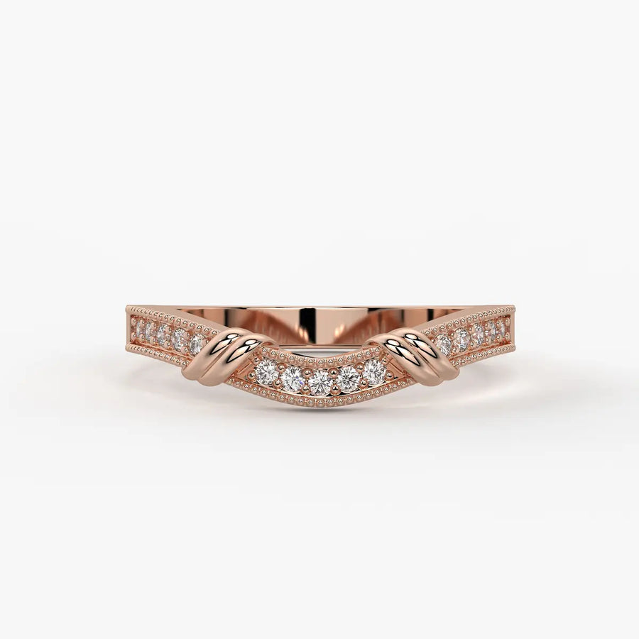 Twist Knot Accent Ladies Ring