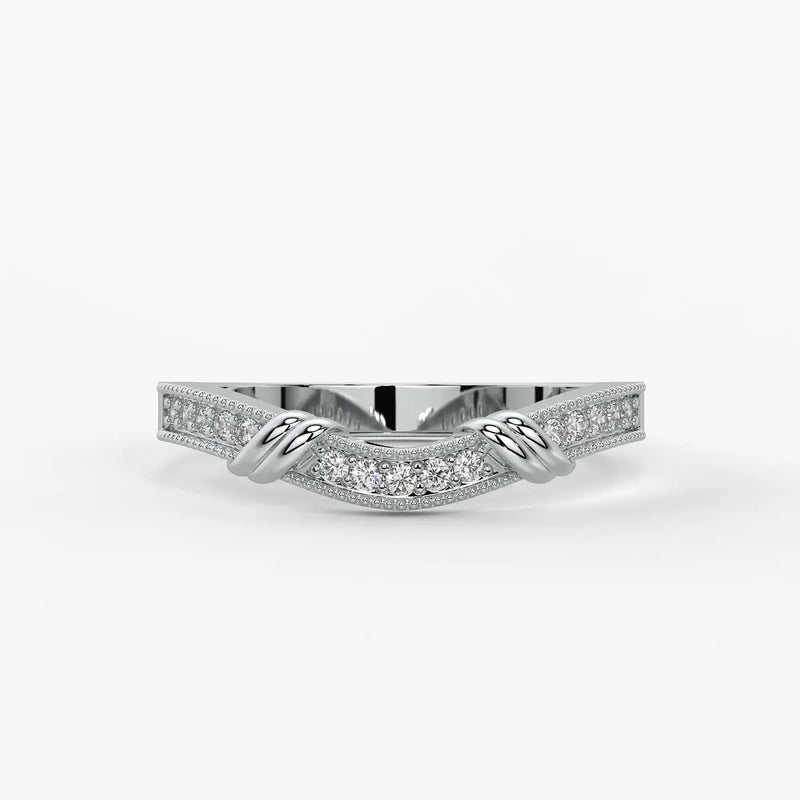 Twist Knot Accent Ladies Ring