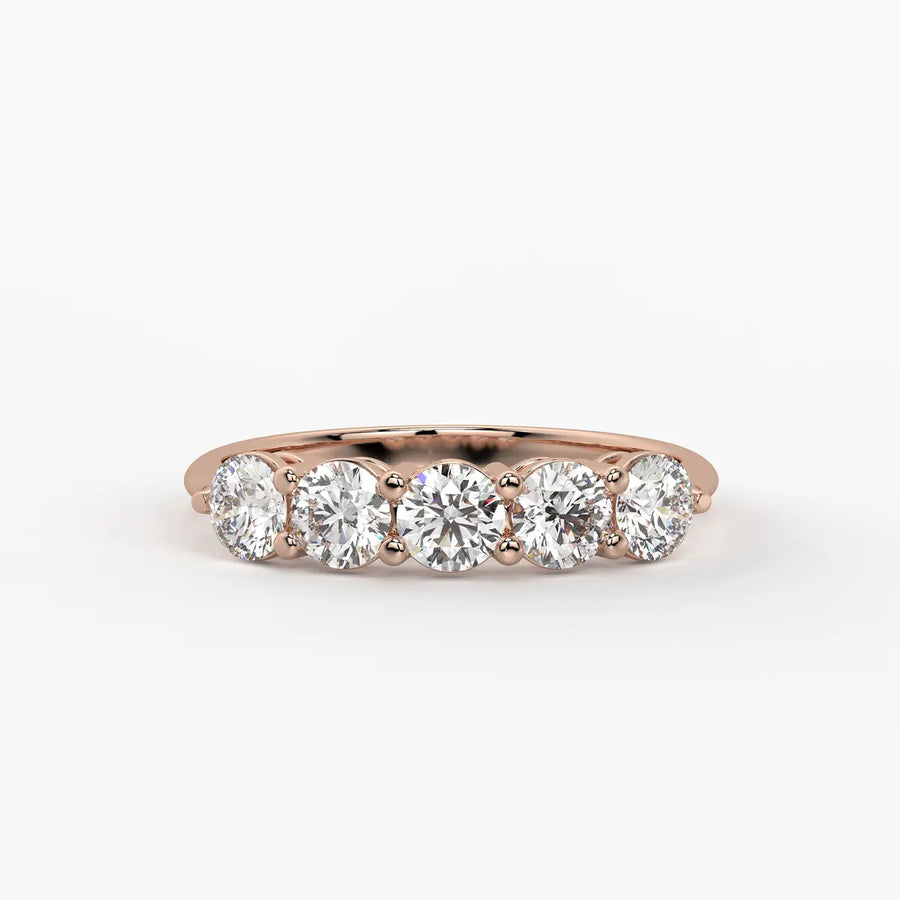 Stellar Row Diamond Ring