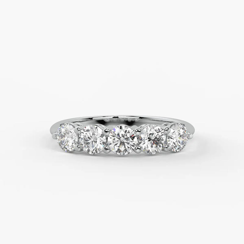 Stellar Row Diamond Ring
