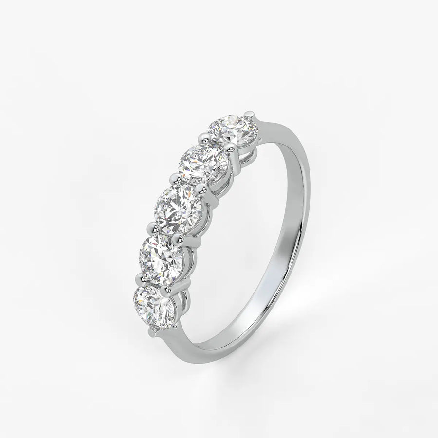 Stellar Row Diamond Ring