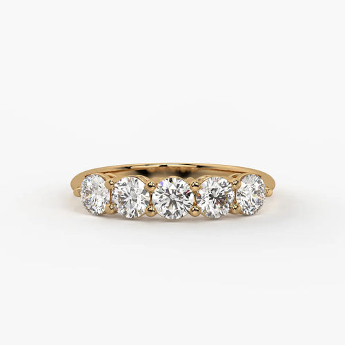Stellar Row Diamond Ring
