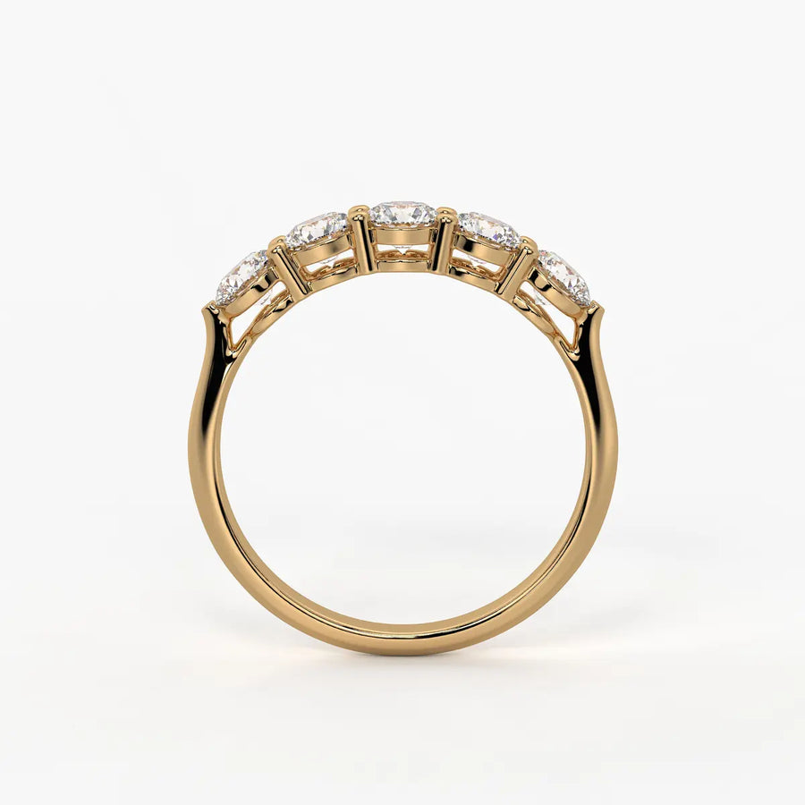 Stellar Row Diamond Ring