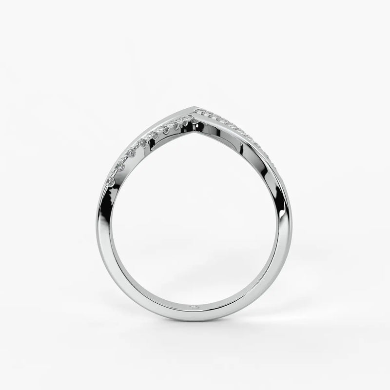 Triple Peak Chevron Fashion Ladies Ring