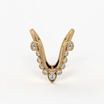 Royal V Curve Statement Ladies Ring