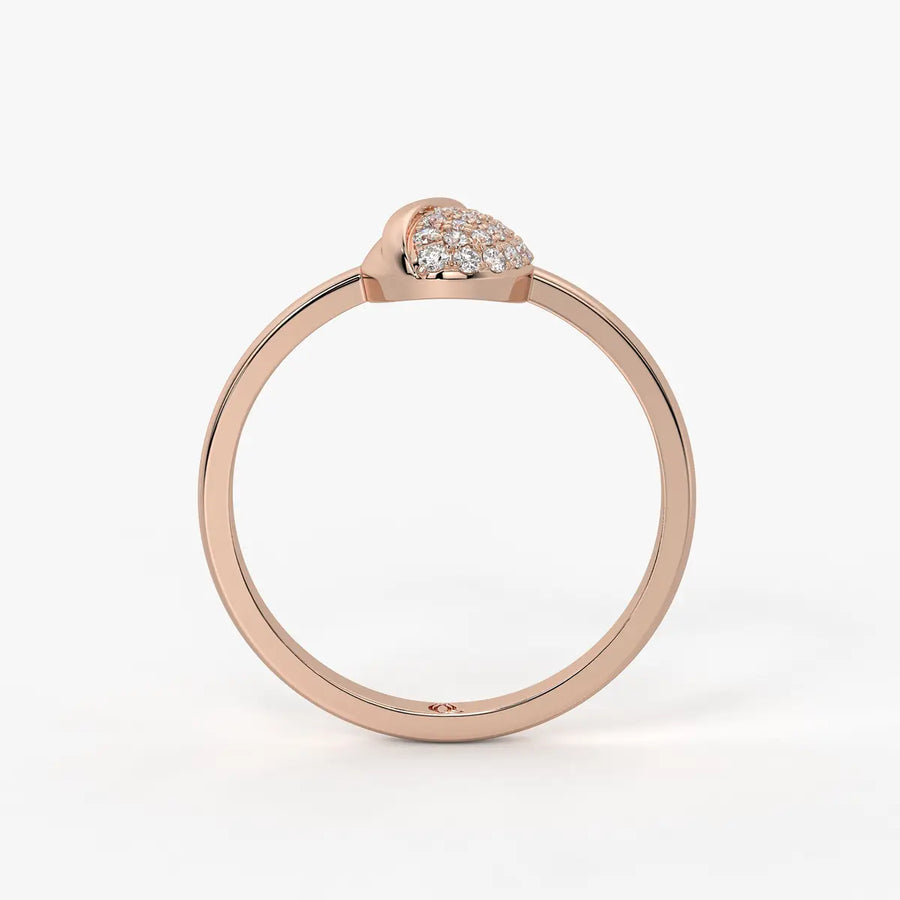 Verve Leaf Cascade Ring