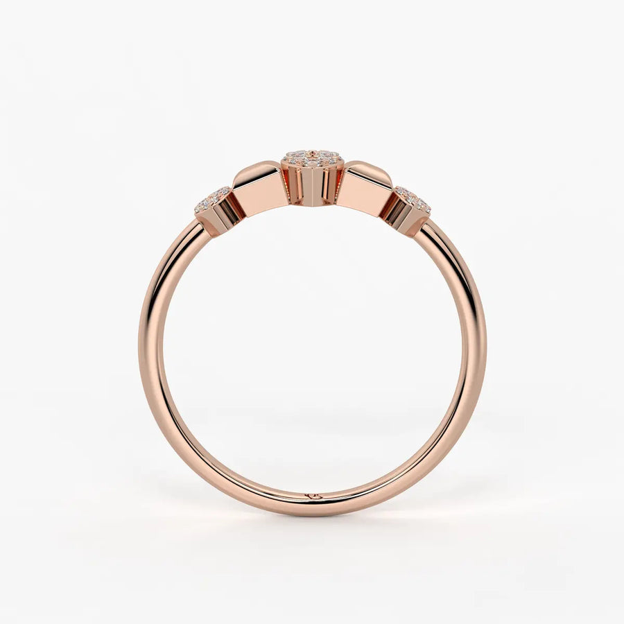 Lustr Triad Diamond Ring